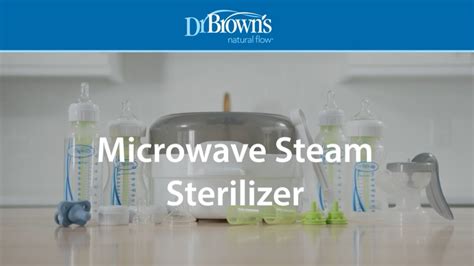 dr.brown sterilizer|Dr. Browns Baby Bottle Microwave Steam Sterilizer